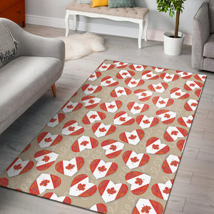 Canada Pattern Print Design 01 Area Rug