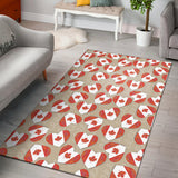 Canada Pattern Print Design 01 Area Rug