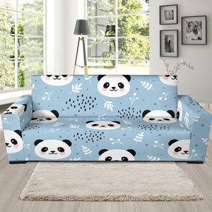 Cute Panda Pattern Sofa Slipcover