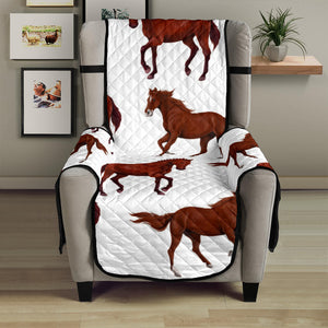 Horses running pattern background Chair Cover Protector