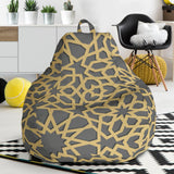 Arabic Star Gold Pattern Bean Bag Cover