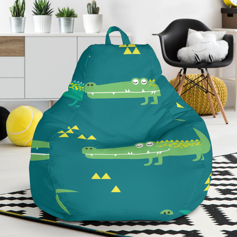 Crocodile Pattern Bean Bag Cover