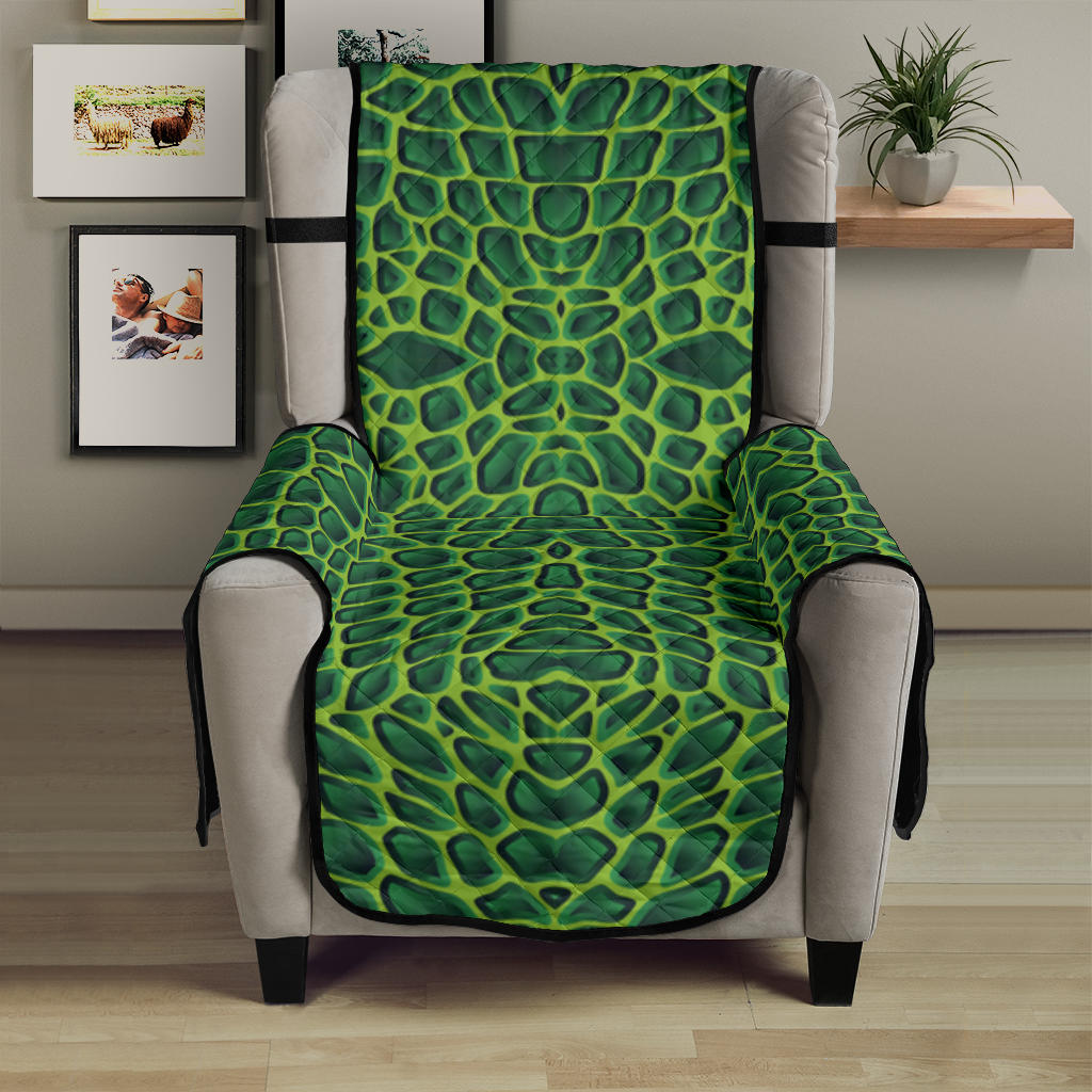 Crocodile Skin Printed Chair Cover Protector