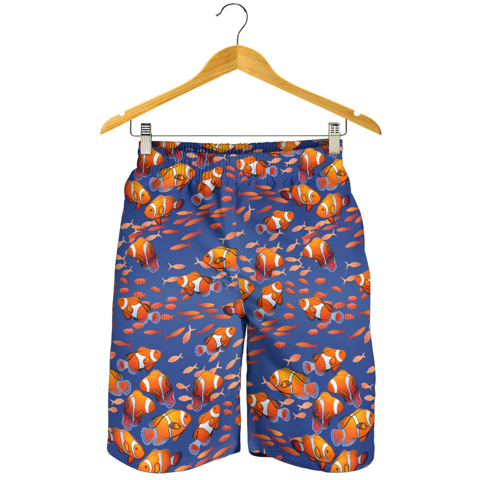 Clown Fish Pattern Print Design 04 Men Shorts