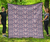 Indian Batik Style Pattern Premium Quilt
