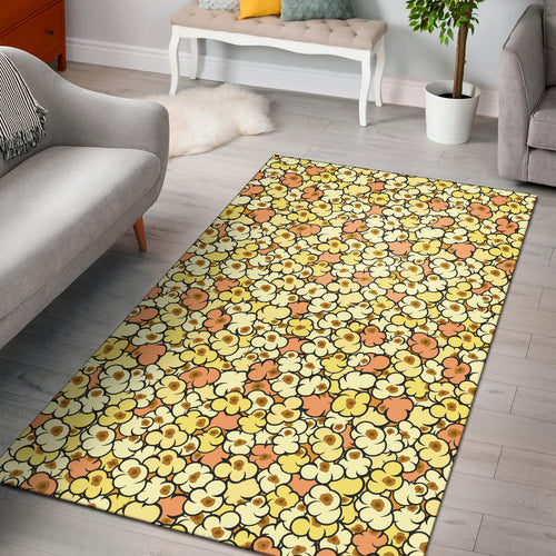 Popcorn Pattern Print Design 03 Area Rug