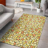 Popcorn Pattern Print Design 03 Area Rug