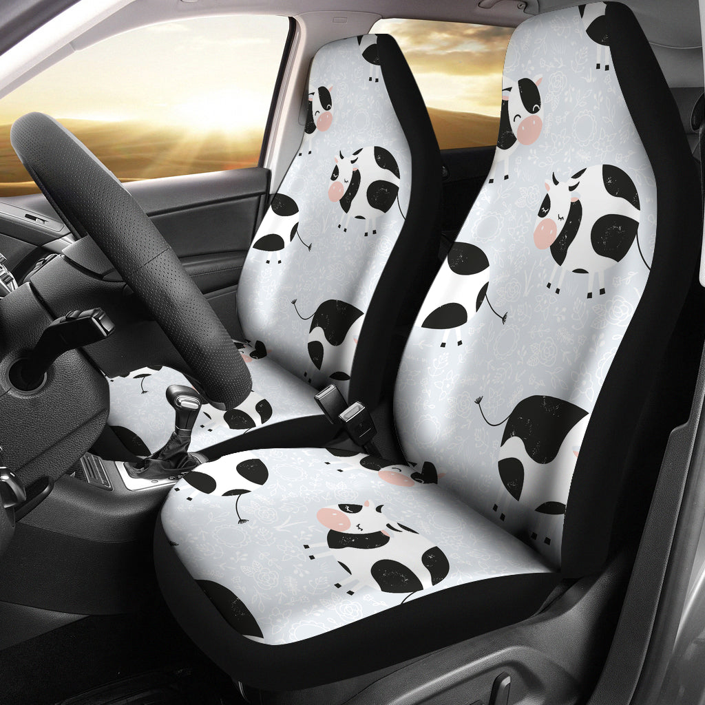 Cute Cows Pattern Universal Fit Car Seat Covers