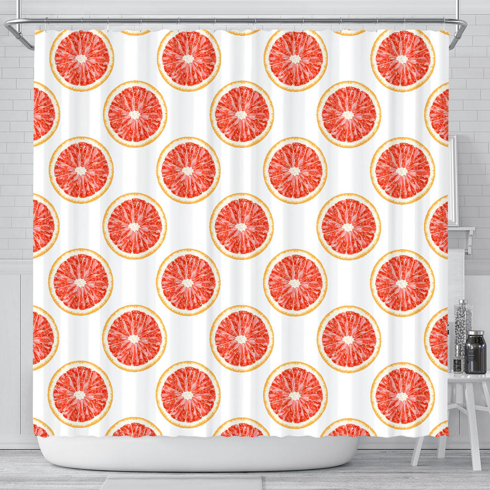 Grapefruit Pattern Shower Curtain Fulfilled In US