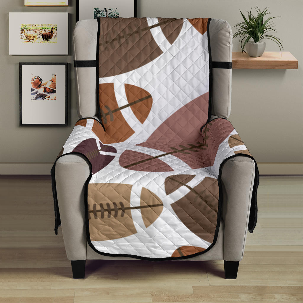 American football ball pattern Chair Cover Protector