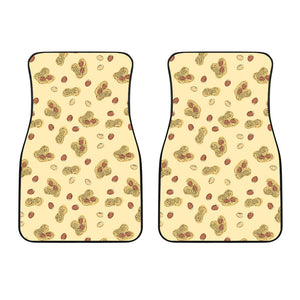 Peanuts Design Pattern Front Car Mats