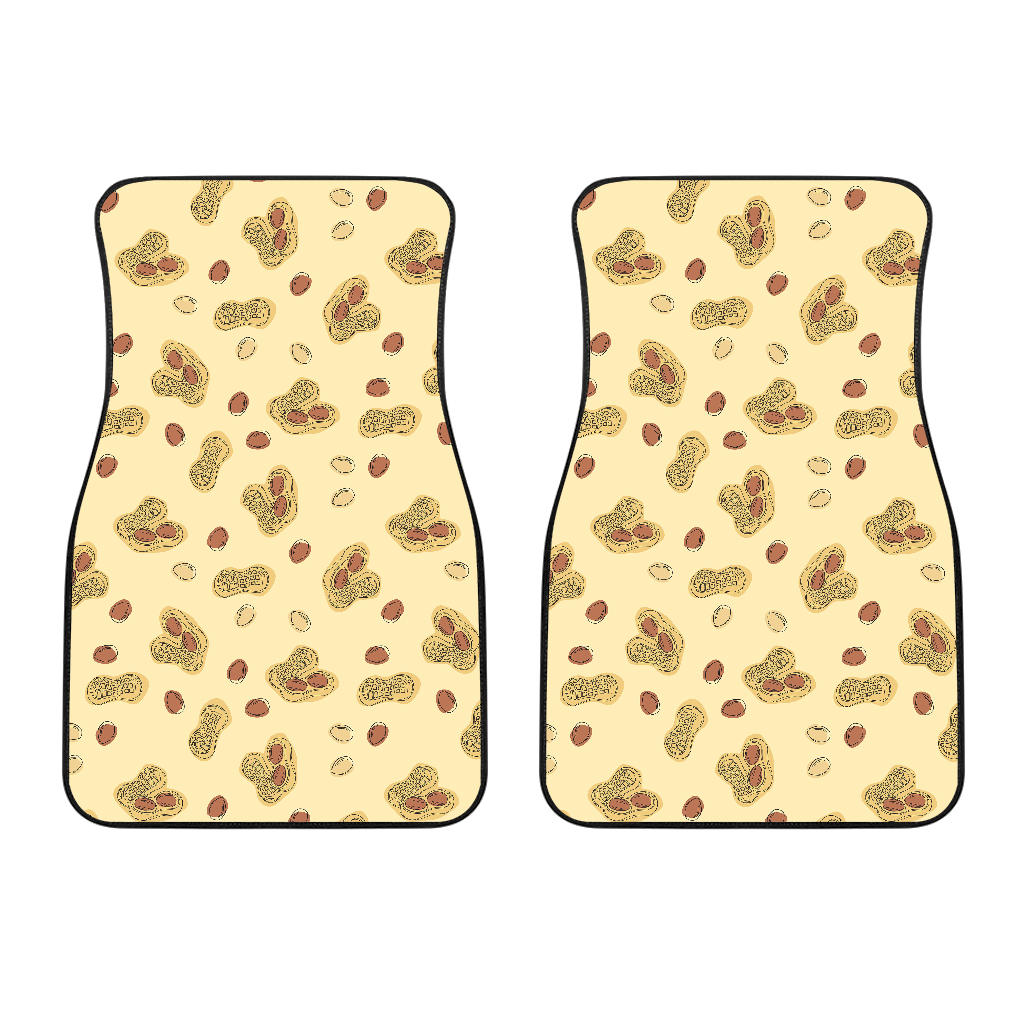 Peanuts Design Pattern Front Car Mats