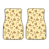 Peanuts Design Pattern Front Car Mats