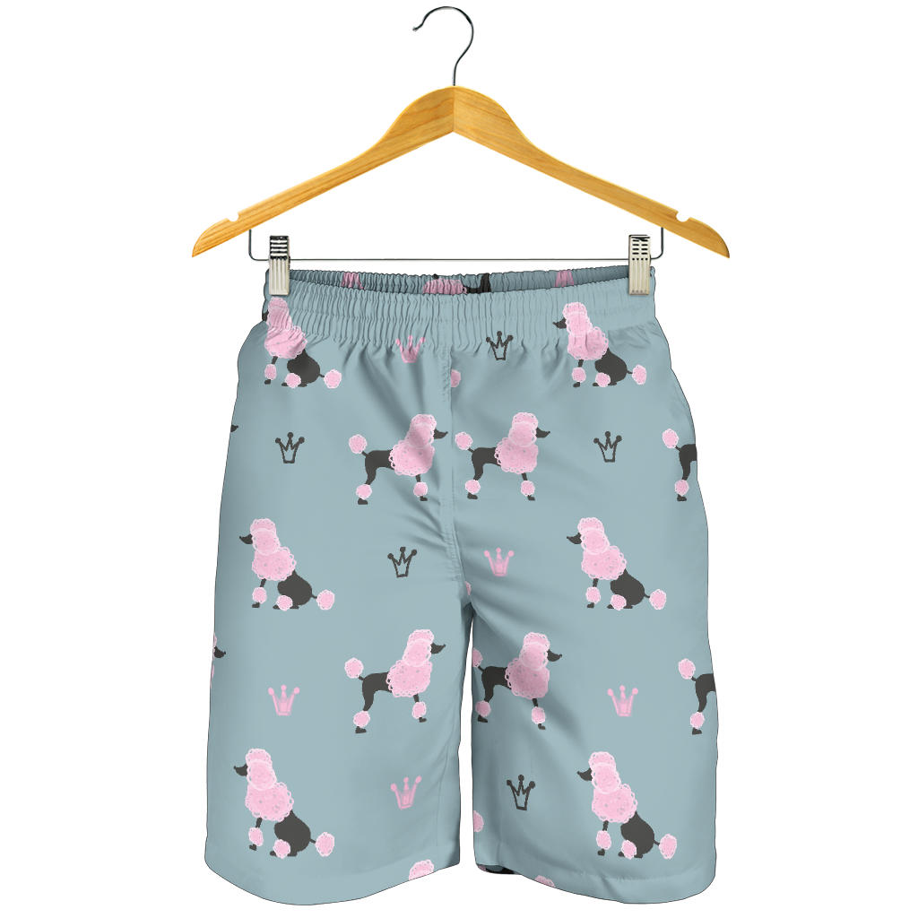 Poodle Dog Pattern Men Shorts