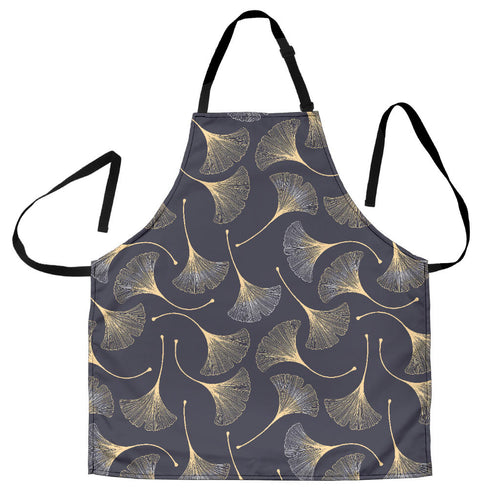Gold Ginkgo Leaves Adjustable Apron