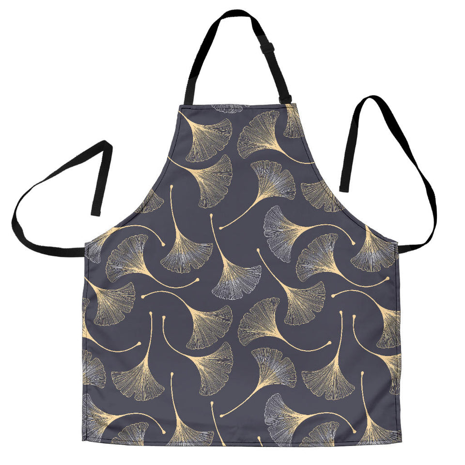 Gold Ginkgo Leaves Adjustable Apron