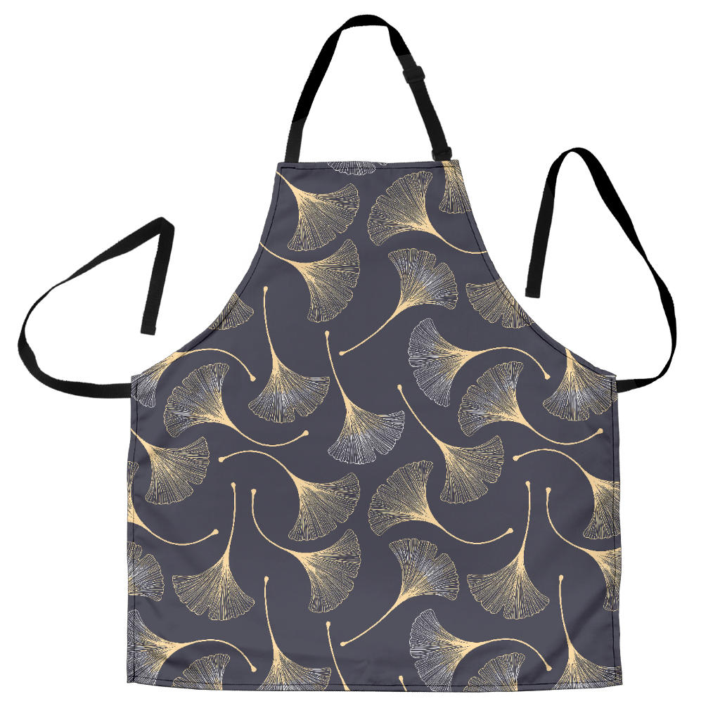 Gold Ginkgo Leaves Adjustable Apron