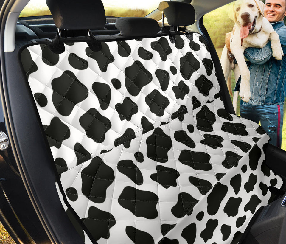 Cow Skin Pattern Dog Car Seat Covers