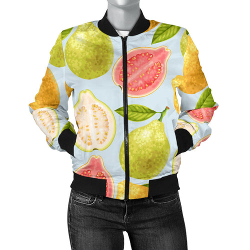 Guava Design Pattern Women'S Bomber Jacket