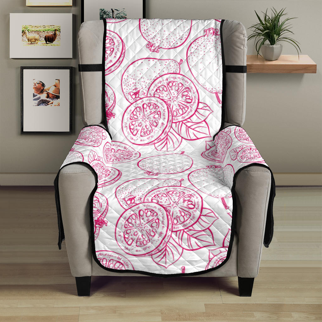 Sketch guava pattern Chair Cover Protector