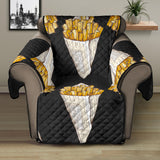 French fries dark background Recliner Cover Protector