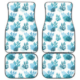 Coral Reef Pattern Print Design 04 Front and Back Car Mats