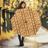 Egypt Hieroglyphics Pattern Print Design 02 Umbrella