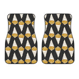 French Fries Dark Background Front Car Mats