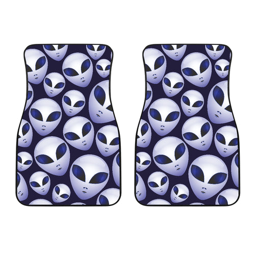 Alien Pattern Print Design 01 Front Car Mats