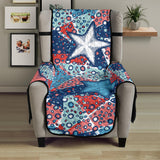 Hand drawn colorful starfish Chair Cover Protector