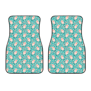 Pig Pattern Print Design 01 Front Car Mats