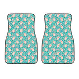 Pig Pattern Print Design 01 Front Car Mats