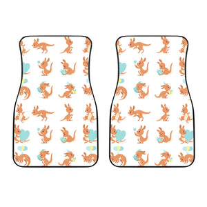 Cute Kangaroo Pattern Front Car Mats