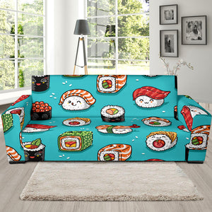 Cute Sushi Pattern Sofa Slipcover