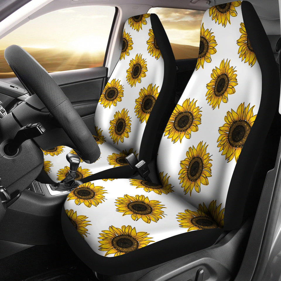 Sunflowers Design Pattern  Universal Fit Car Seat Covers