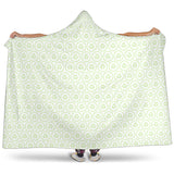 Cucumber Pattern Background Hooded Blanket