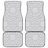 Arabic Star Pattern Front And Back Car Mats