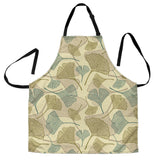 Ginkgo Leaves Design Pattern Adjustable Apron