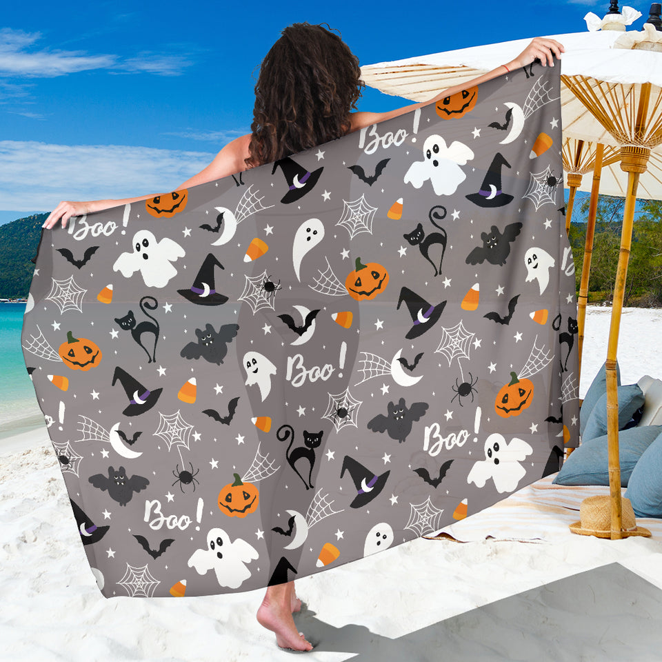 Halloween Design Pattern Sarong