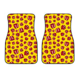 Dice Pattern Print Design 04 Front Car Mats
