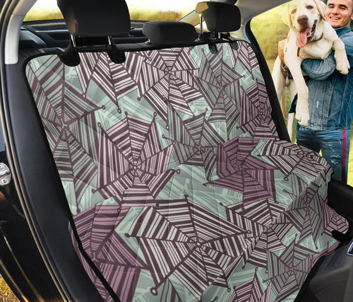 Spider Web Cobweb Design Color Pattern Dog Car Seat Covers