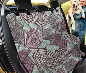 Spider Web Cobweb Design Color Pattern Dog Car Seat Covers