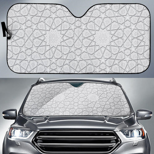 Arabic Star Pattern Car Sun Shade