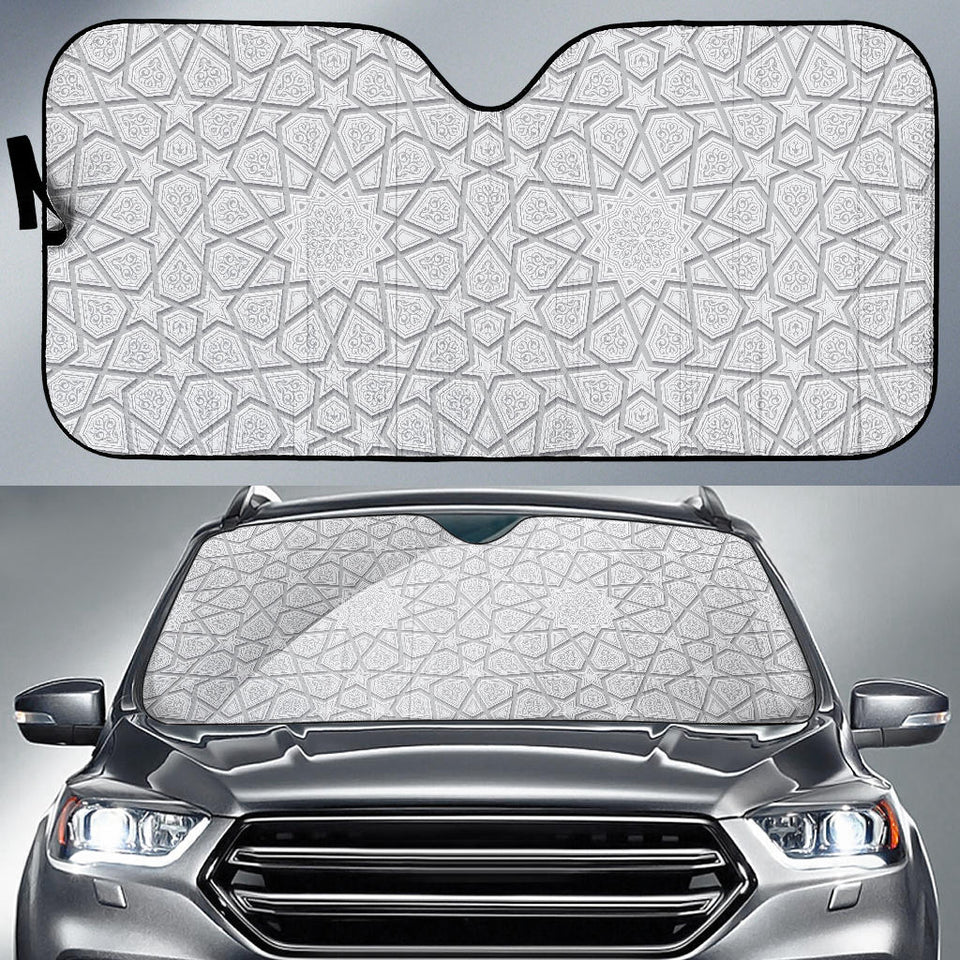 Arabic Star Pattern Car Sun Shade