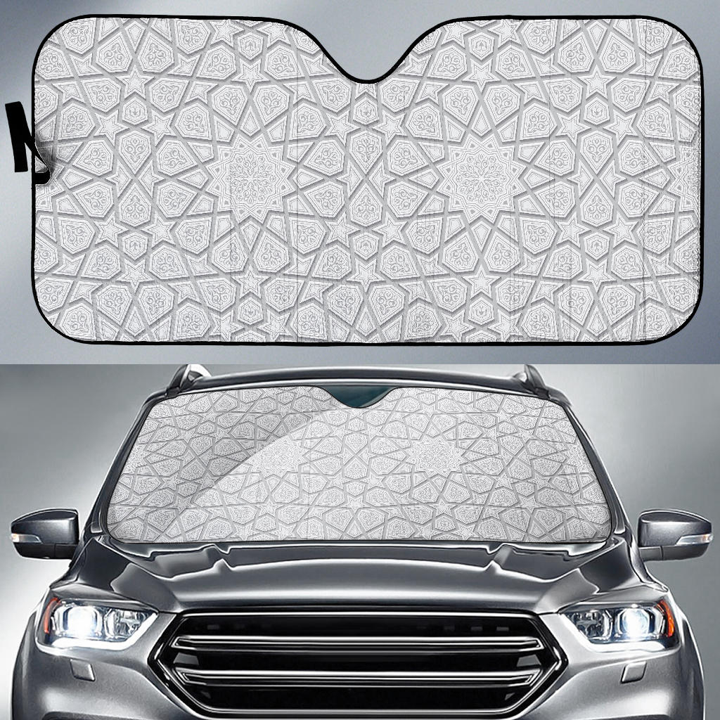 Arabic Star Pattern Car Sun Shade