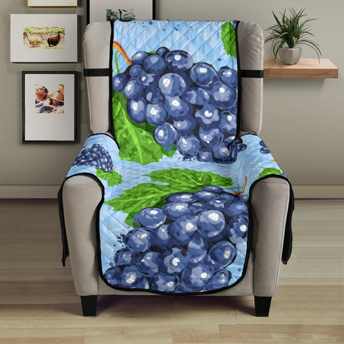 Watercolor grape pattern Chair Cover Protector