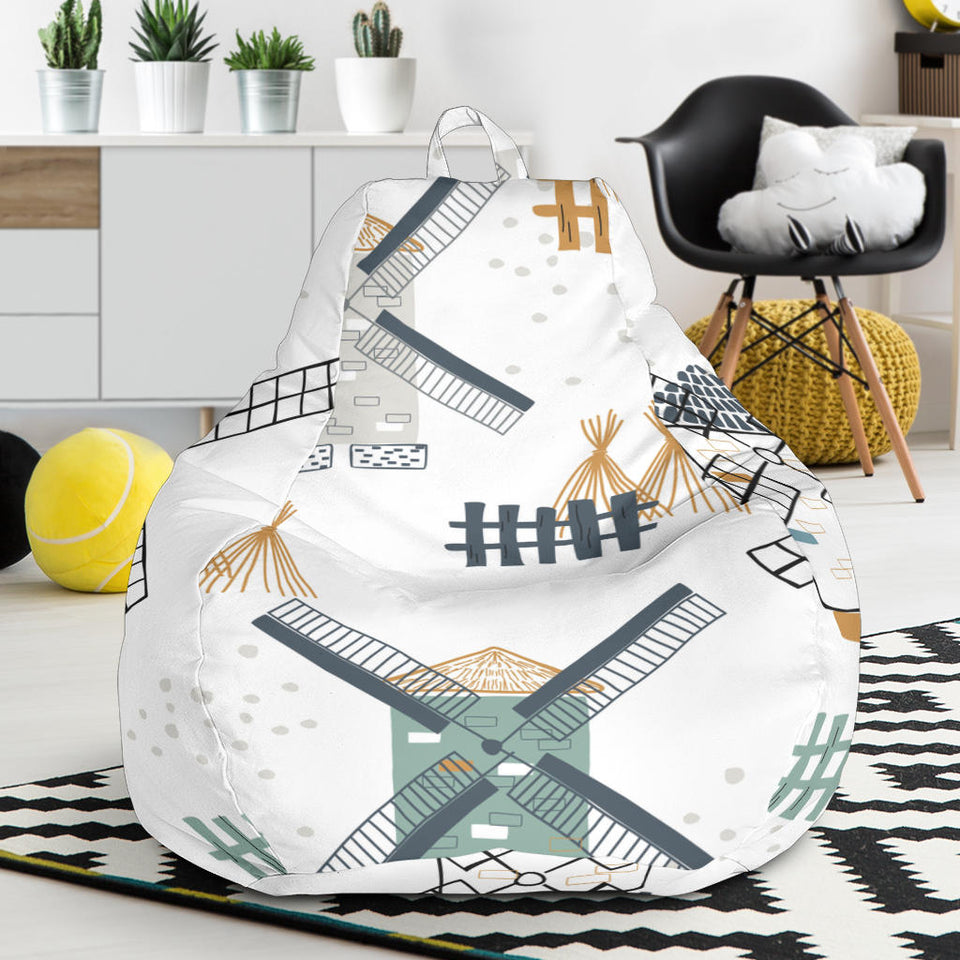 Windmill Pattern Bean Bag Cover