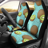Kiwi Blue Background Universal Fit Car Seat Covers