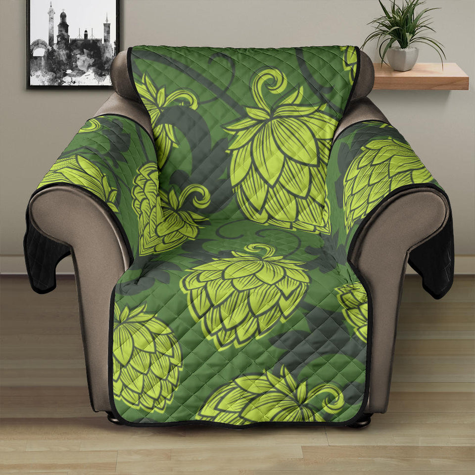 Hop pattern Hop cone background Recliner Cover Protector