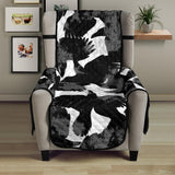 Crow illustration pattern Chair Cover Protector